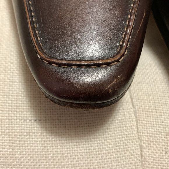 Yves Saint Laurent Men Mokassin Dark Brown Leather Slip-Ons US 11.5/EU 45.5 - Picture 9 of 16